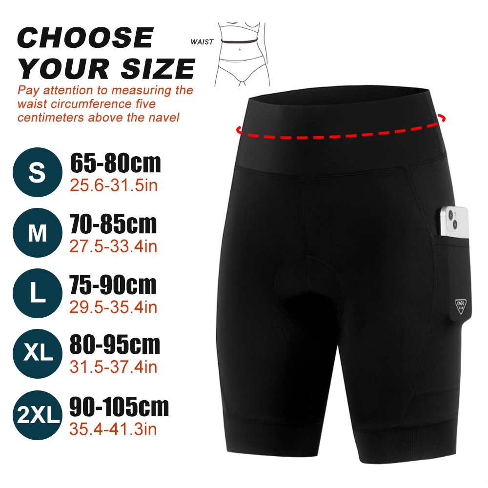 OZZOMM 1PC Women's 4D Padded B - Cycling Shorts For Commute recension och pris