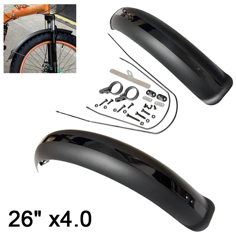Black Bike Fenders Fat Tire Mu - Fender Mudguard Set recension och pris