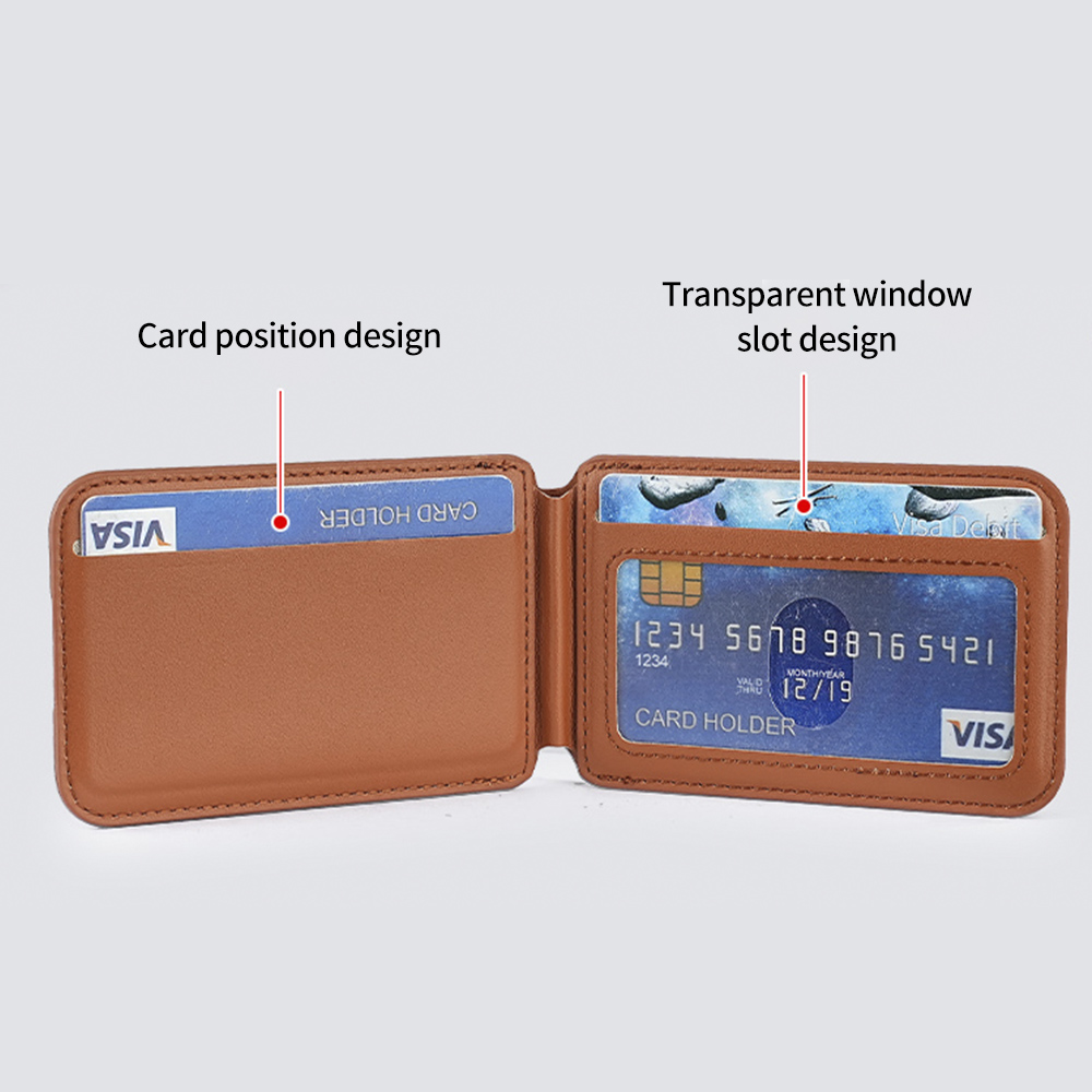 Luxury Leather Magnetic Wallet - Kickstand Adjustable recension och pris