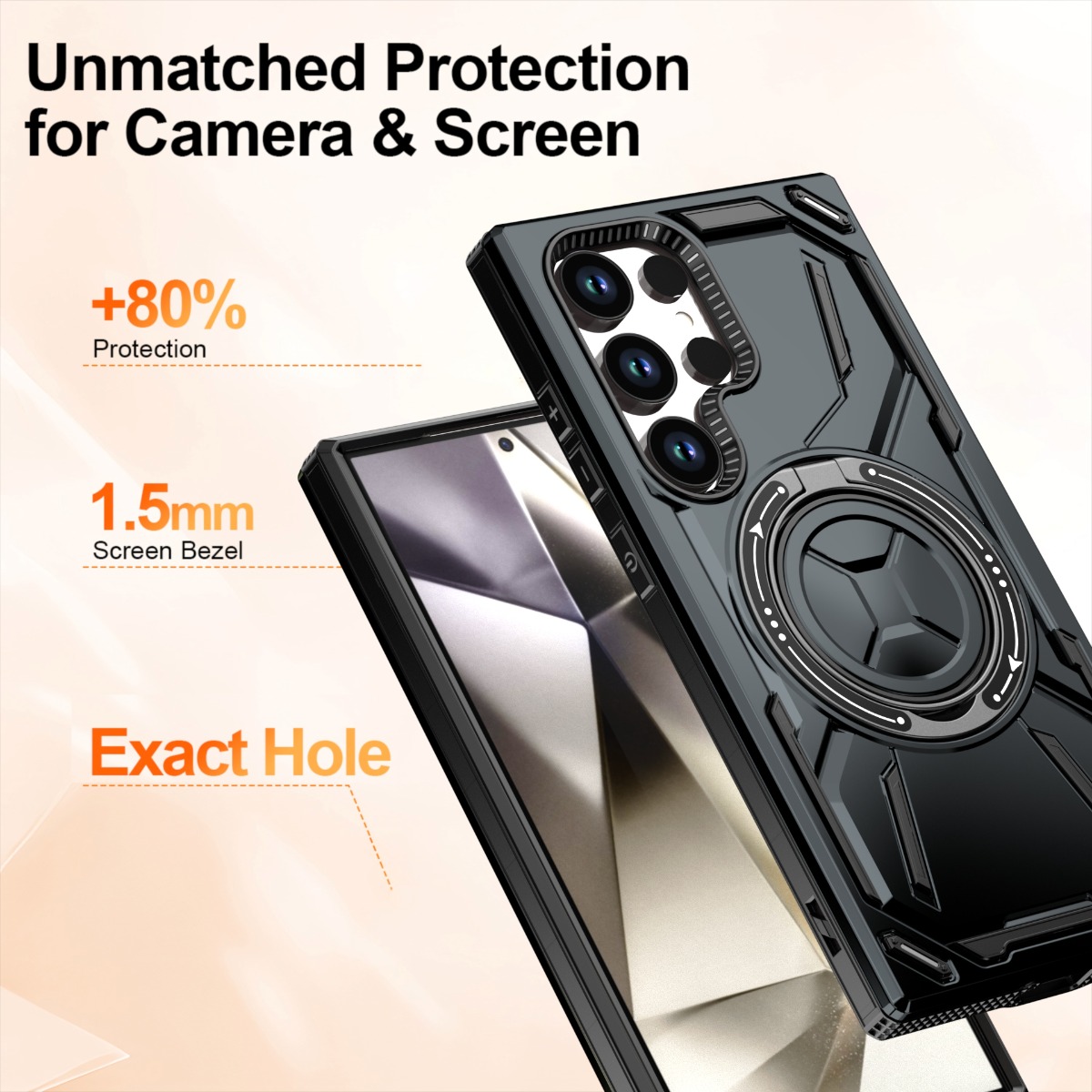 Phone Case for Samsung Galaxy  - Kickstand Adjustable recension och pris