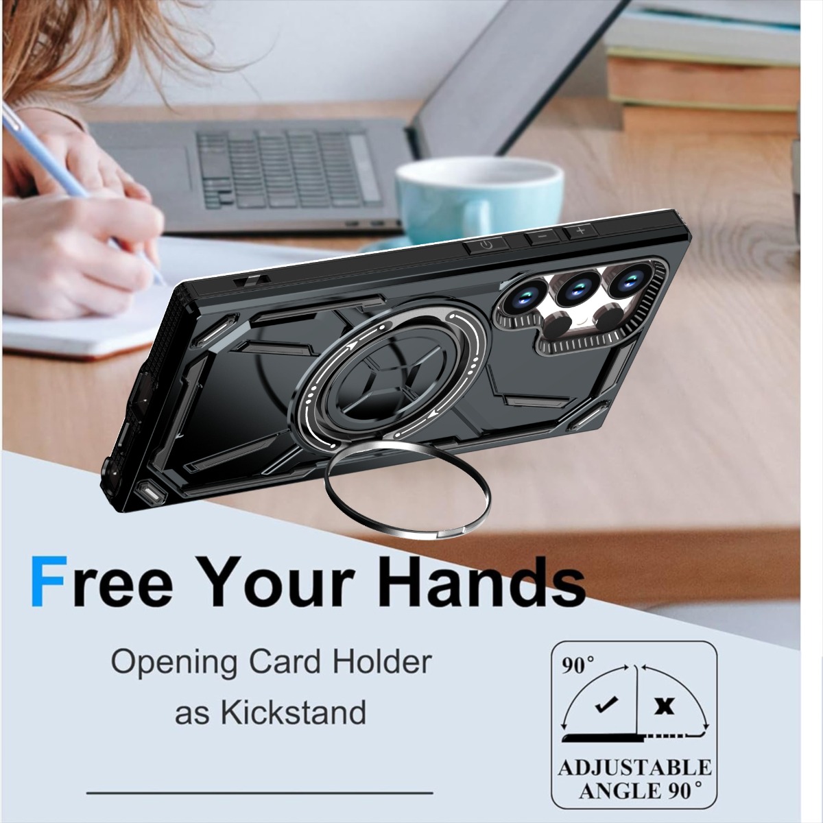 Phone Case for Samsung Galaxy  - Kickstand Adjustable recension och pris