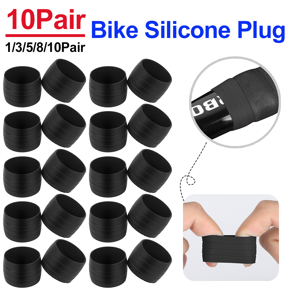 1-10Pair Silicone Anti-skip Bi - Cycling Loop recension och pris