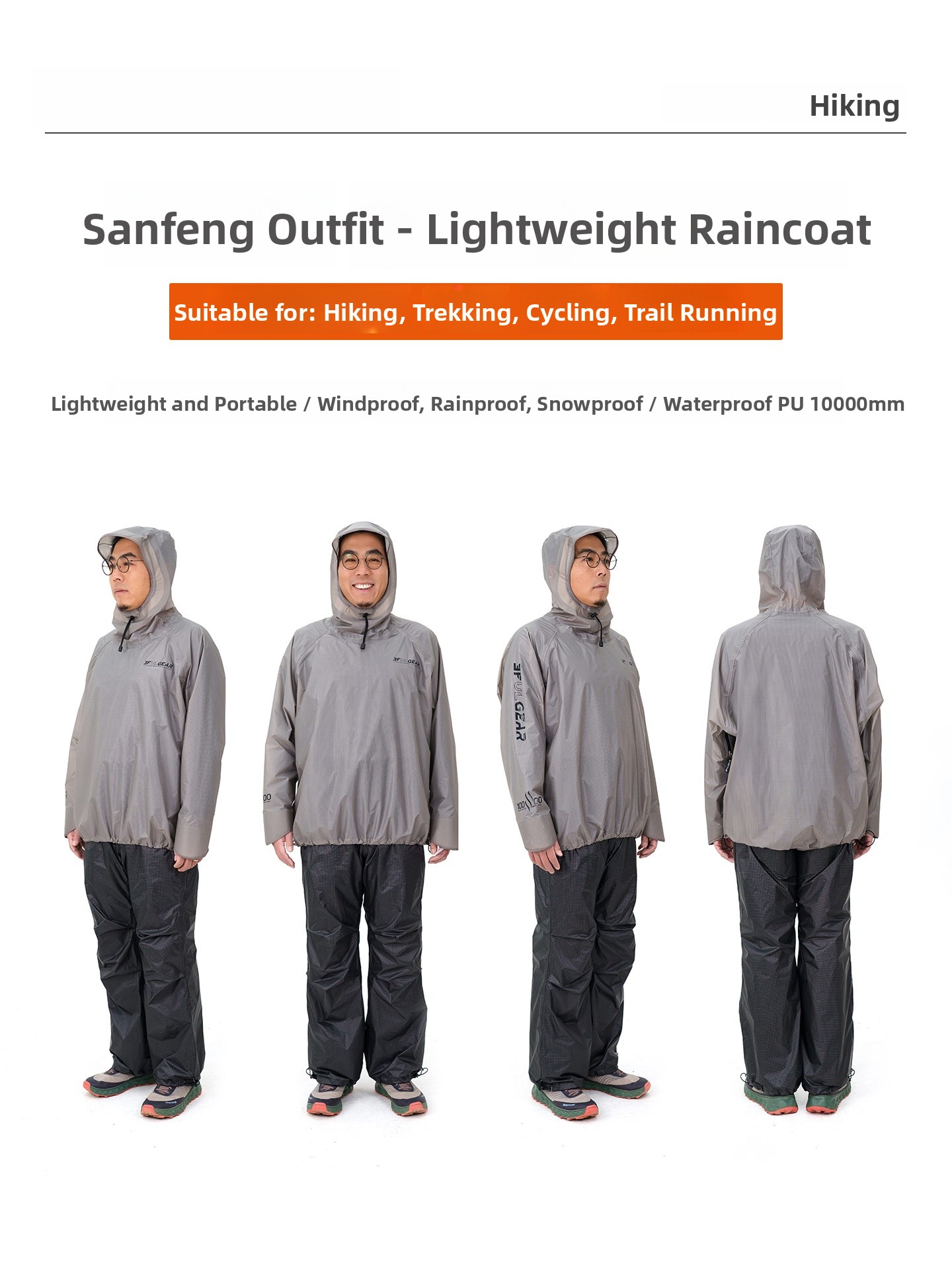 3FULGEAR Lightweight Separate  - Cycling Commute Pants recension och pris