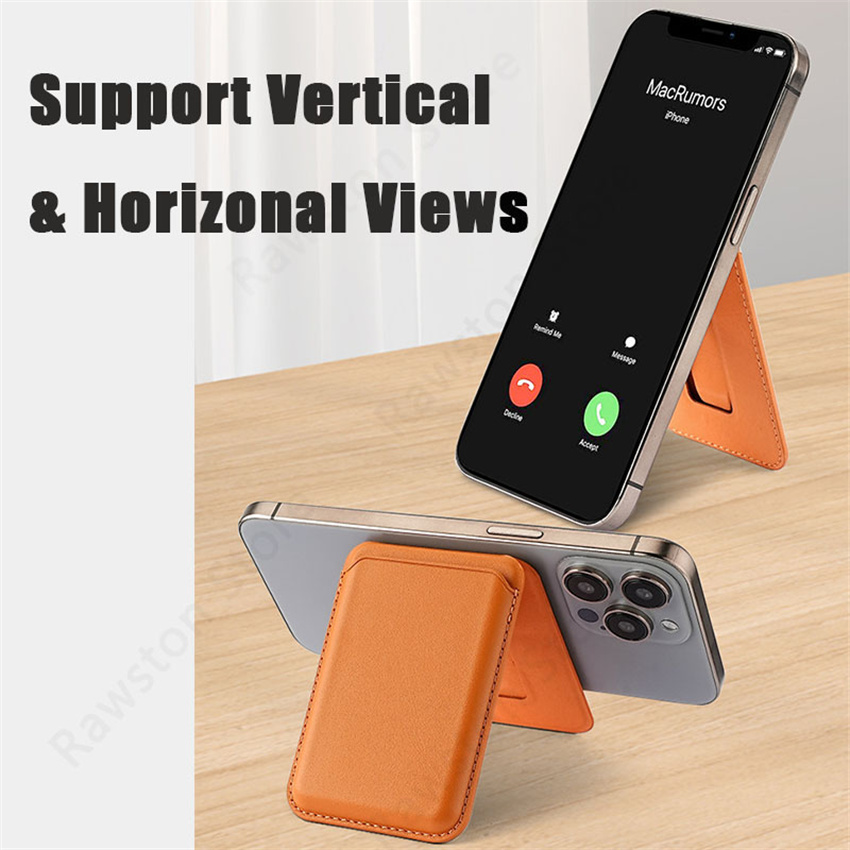 Kickstand Magnetic Leather Wal - Kickstand Adjustable recension och pris