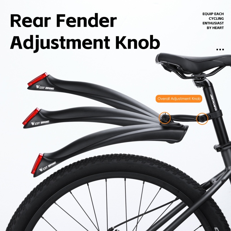 WEST BIKING Reflective Bicycle - Fender Mudguard Set recension och pris