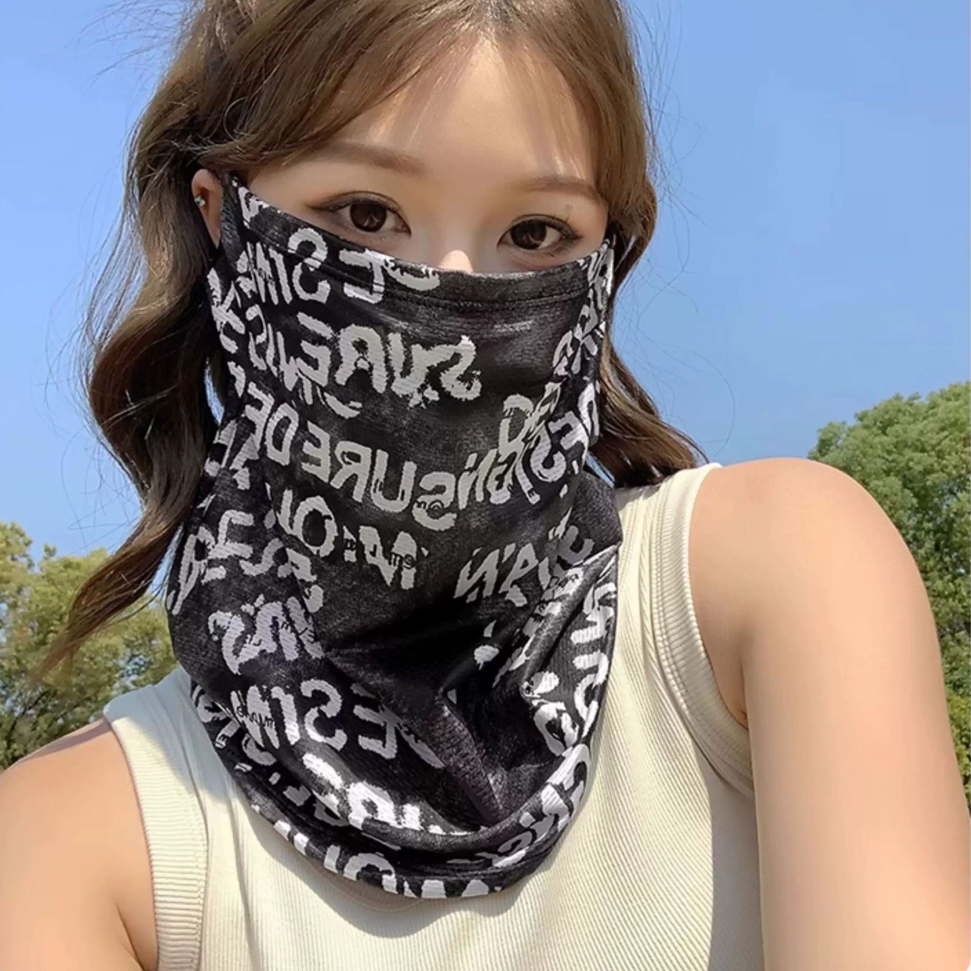UV Protection Face Gaiter Ear  - Cycling Loop recension och pris