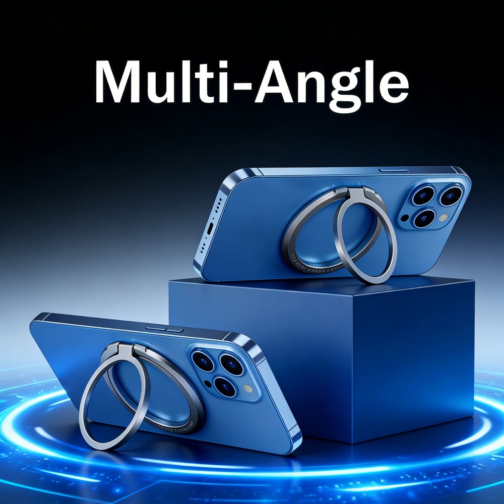 Magnetic Cell Phone Ring Holde - Kickstand Adjustable recension och pris