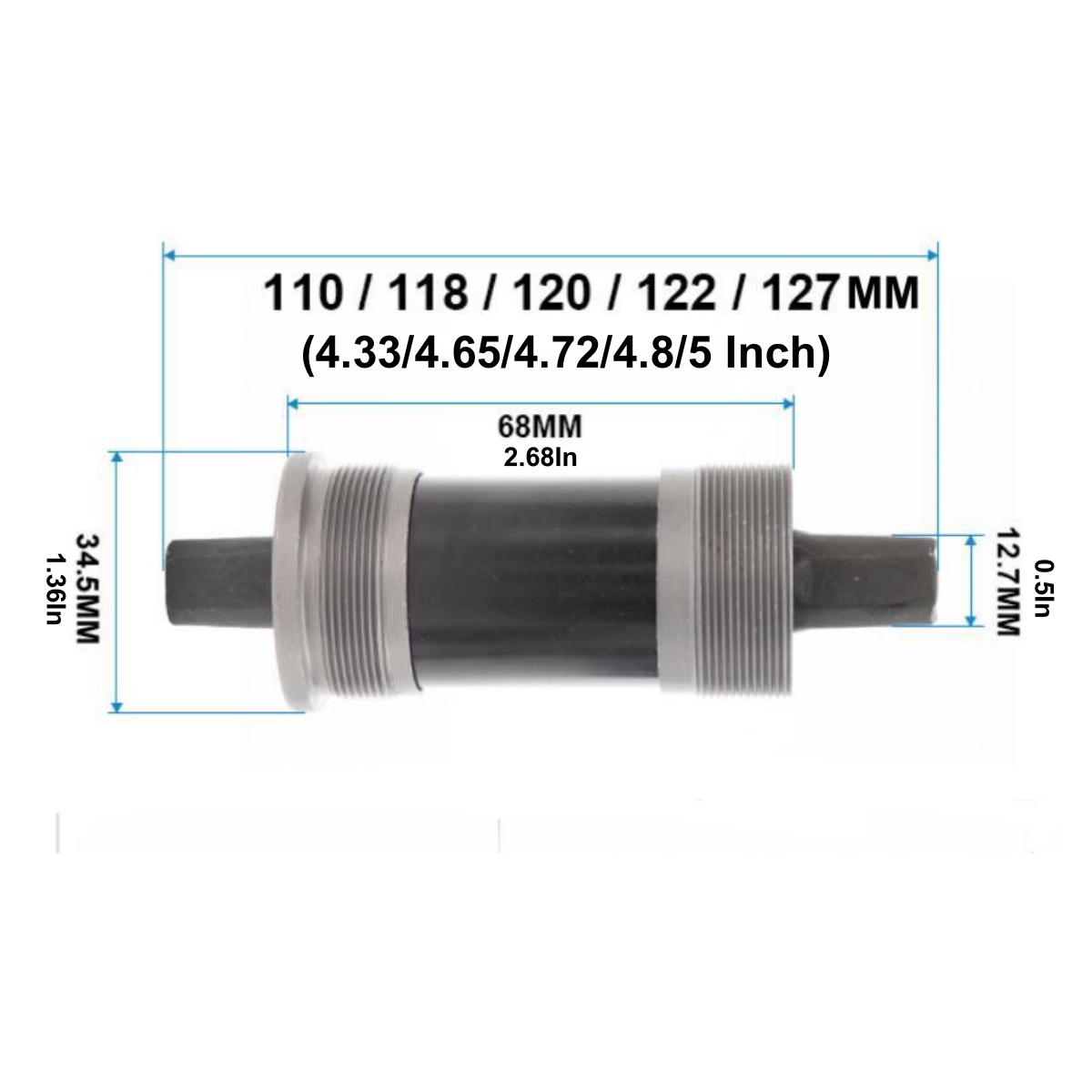 Bike Bottom Bracket,Square-Tap - Cycling Zones recension och pris